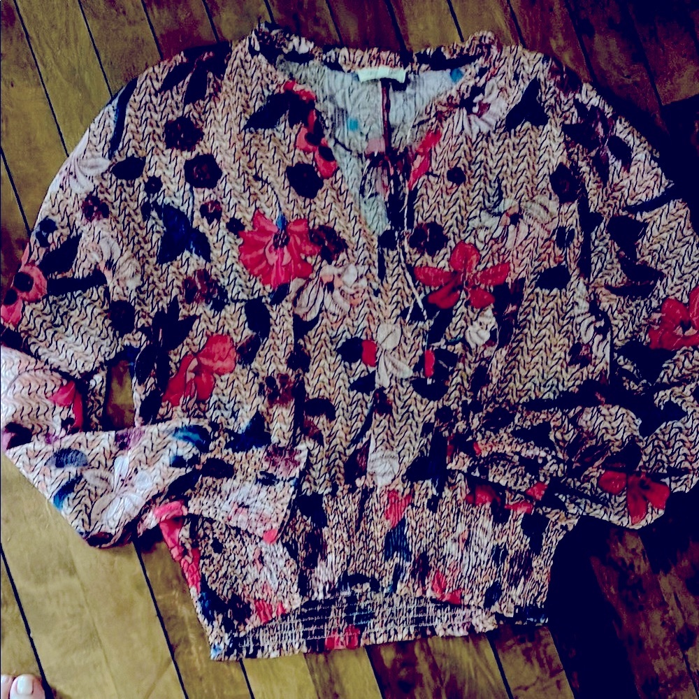 Floral Print Women's Top